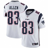 Nike New England Patriots #83 Dwayne Allen White NFL Vapor Untouchable Limited Jersey,baseball caps,new era cap wholesale,wholesale hats